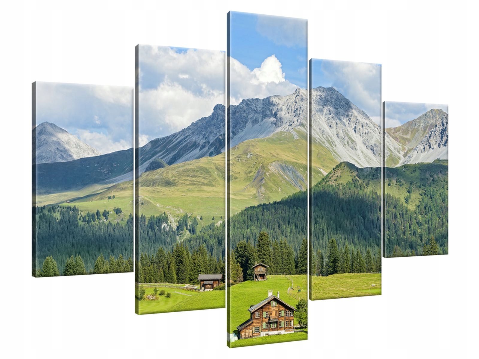 

Obraz Drukowany 150x105 Domy w Arosa - Tambako The