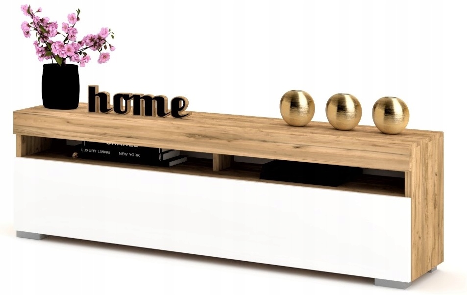 Rtv skříňka Komoda Police Play Dub Craft Bílá 120