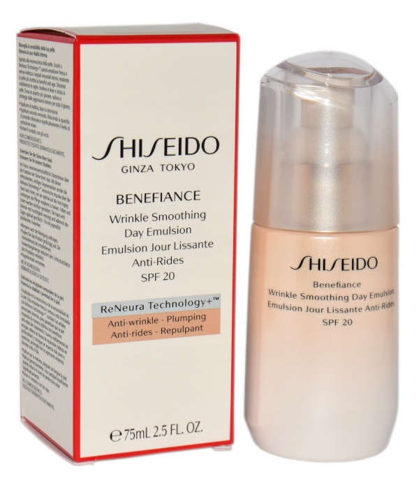 Shiseido Benefiance Denní emulze proti vráskám Wrinkle Smoothing Day Emulsion 75 Ml