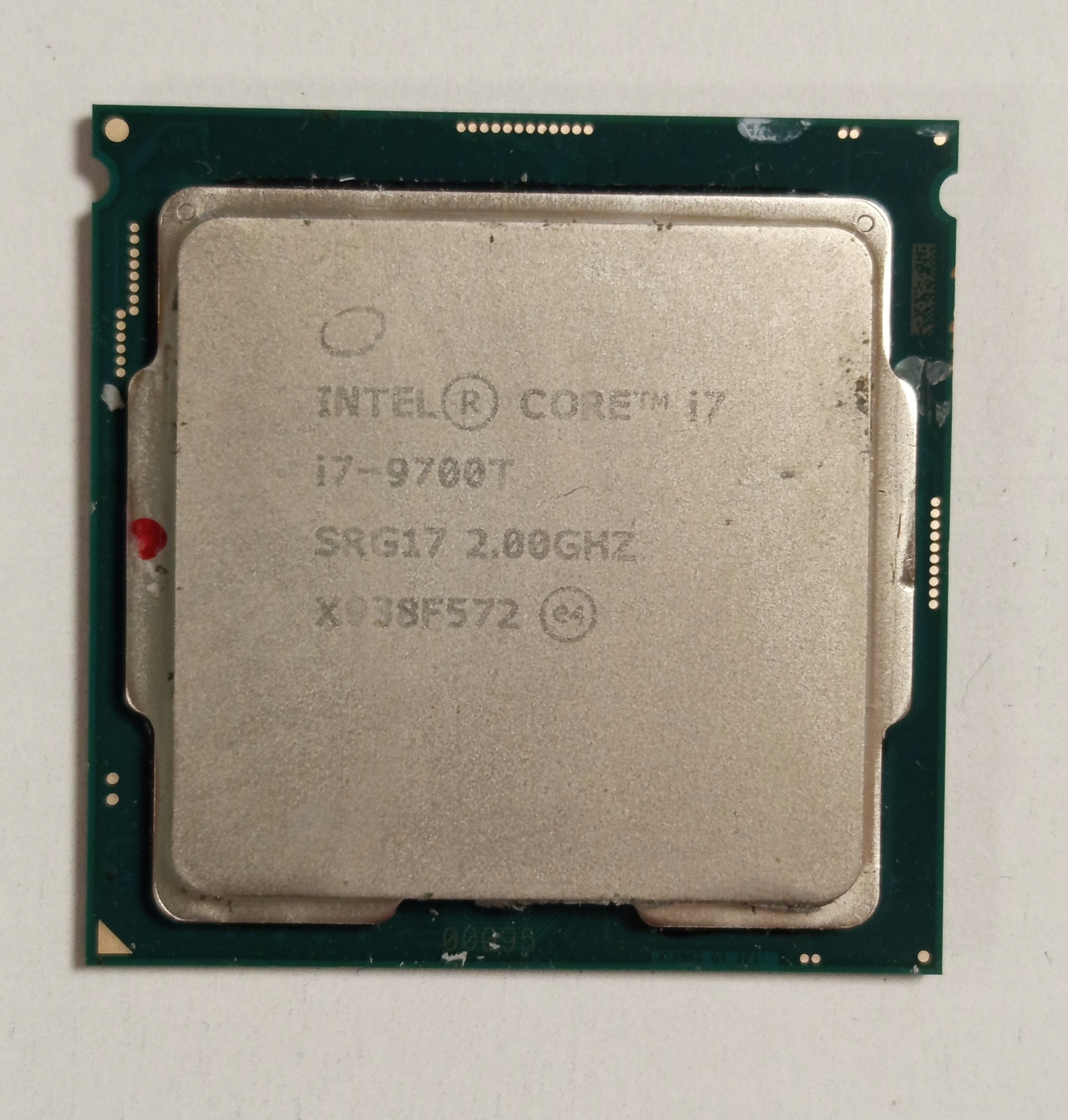 CPU Intel Core i7-9700T Intel Core i7-9700T procesor 2 GHz 12 MB Smart Cache