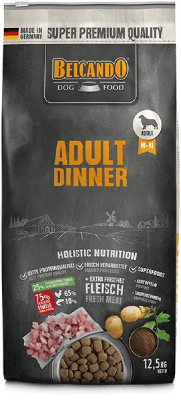 Belcando Adult Dinner krmivo s kuřecím masem 12,5 kg