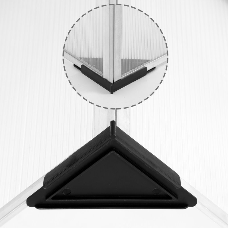 TUNEL SZKLARNIA OGRODOWA ALUMINIOWA 110x110x40cm Długość 1.1 m