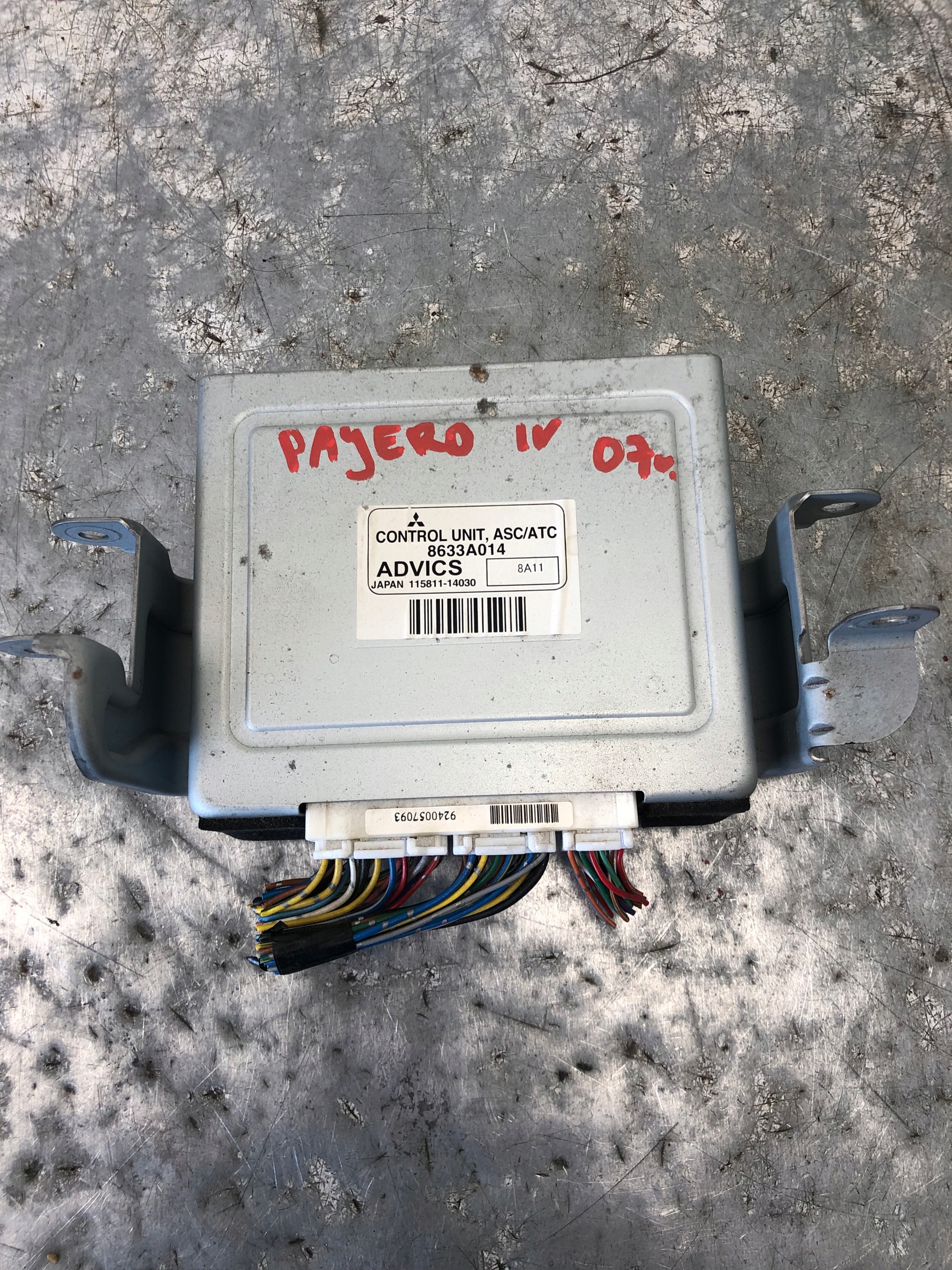 module control unit ASC MITSUBISHI PAJERO IV 8633A014