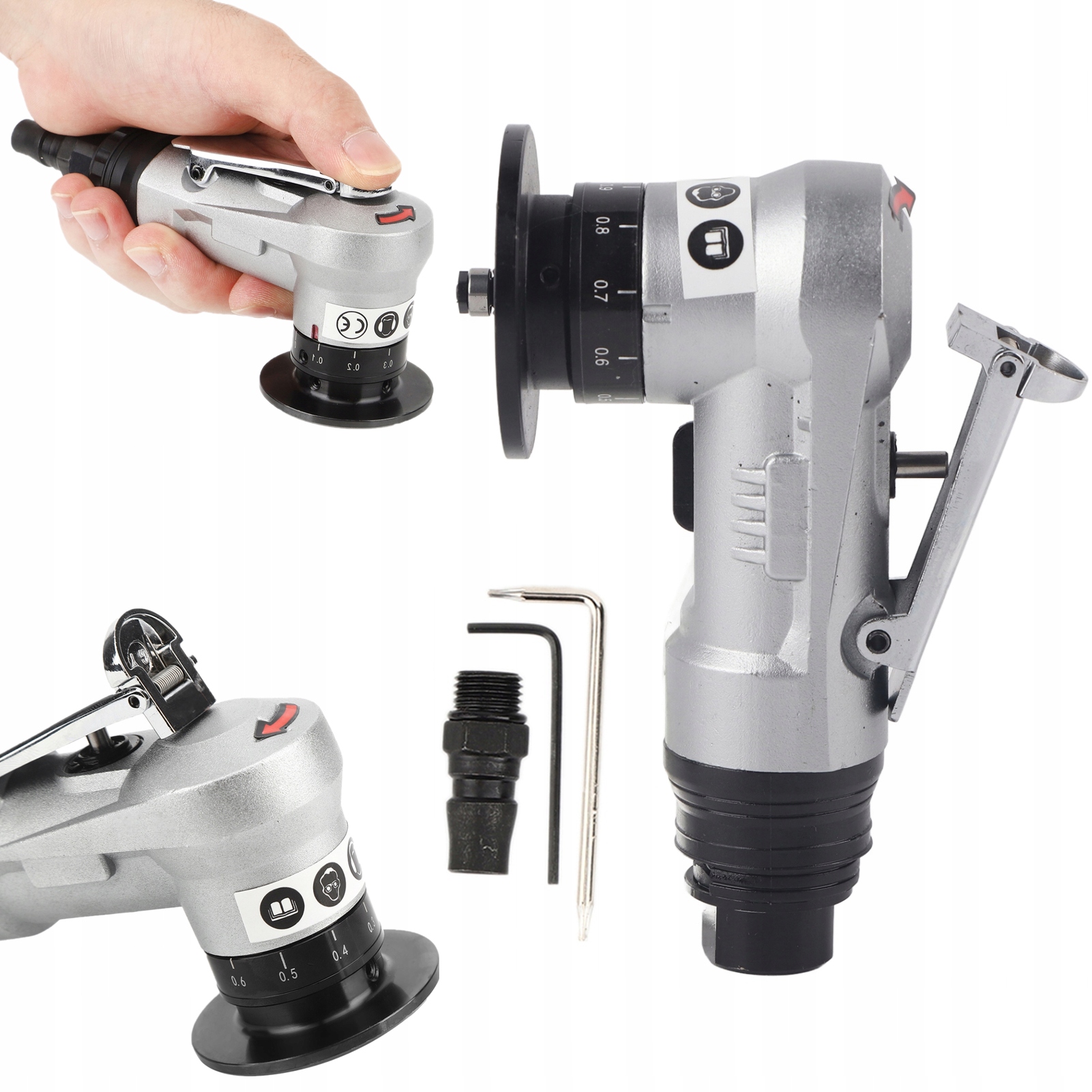 Pneumatyczna Maszyna Do Fazowania 45 Stopni KP-5702 30000 Obr Zestaw