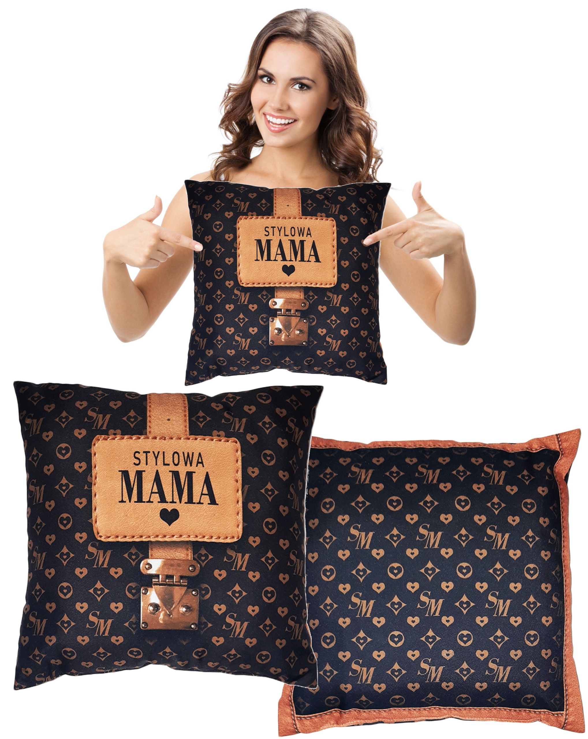 

Dzień Matki Ojca poduszka mama i tata Mamy Taty