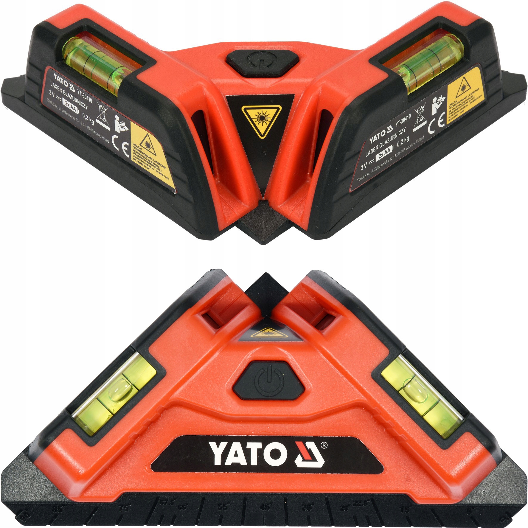 

Laser liniowy kątowy do płytek 2 linie poziomica