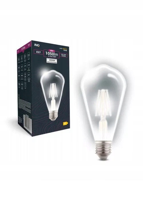 

Żarówka Led Retro Edison ST64 E27 230V 8W Neutral