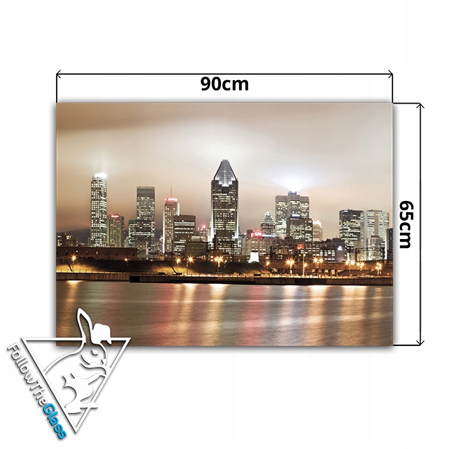 dekor szkło panel hartowany HD 90x65 miasto Typ dekor