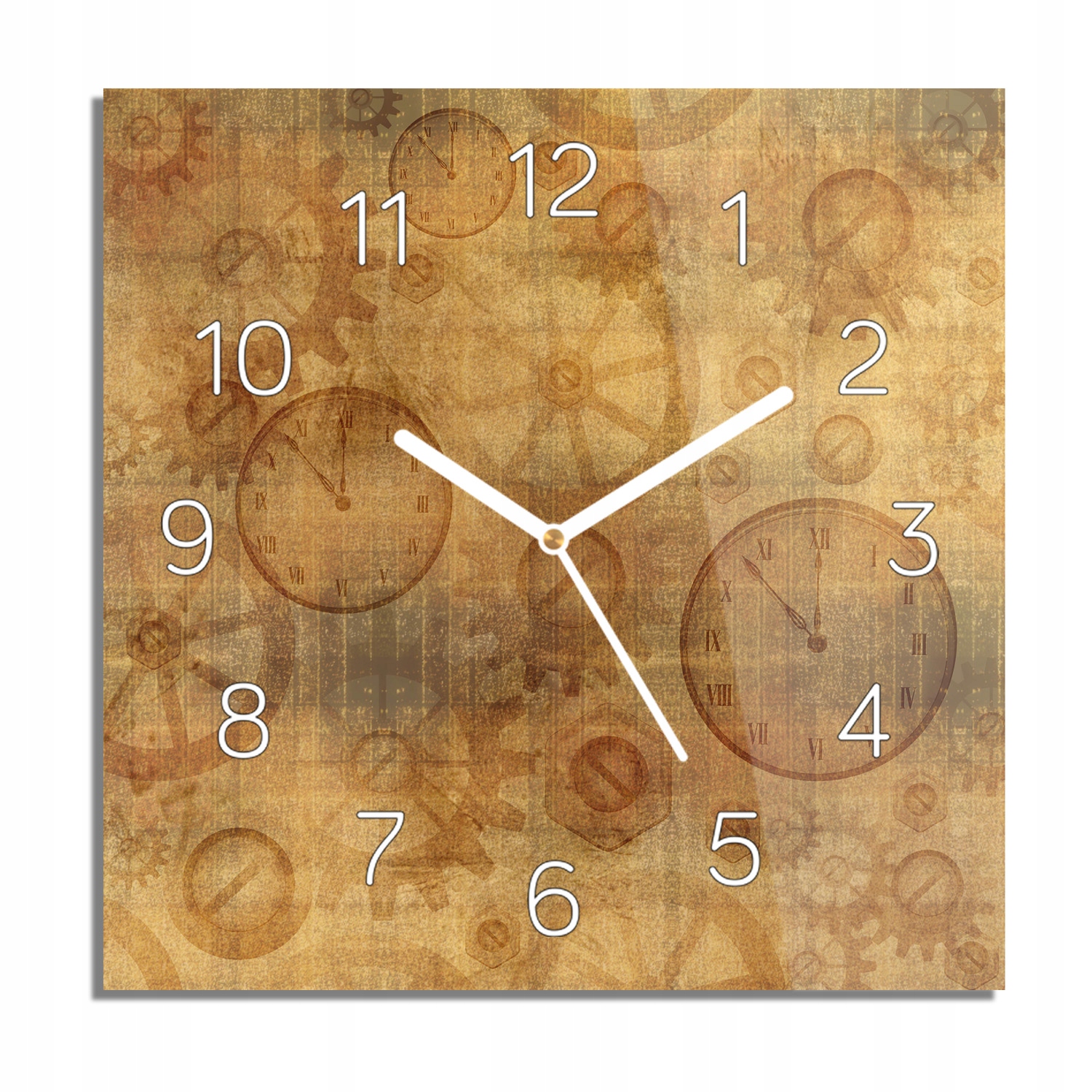 

Czas zegar stary foto-zegar kwadrat 30x30 z foto