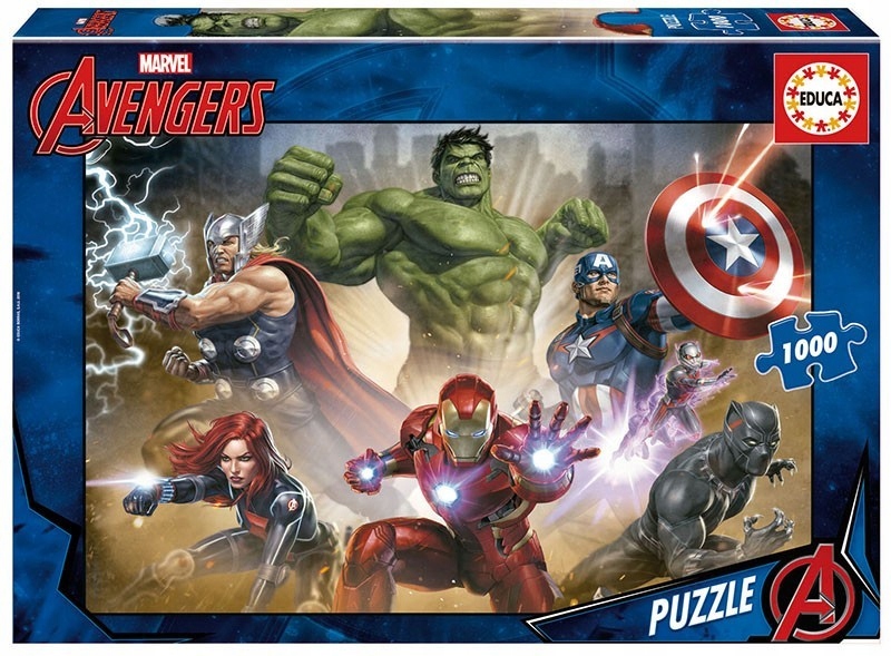 

Puzzle 1000 Educa Avengers Iron Man Thor Pantera K