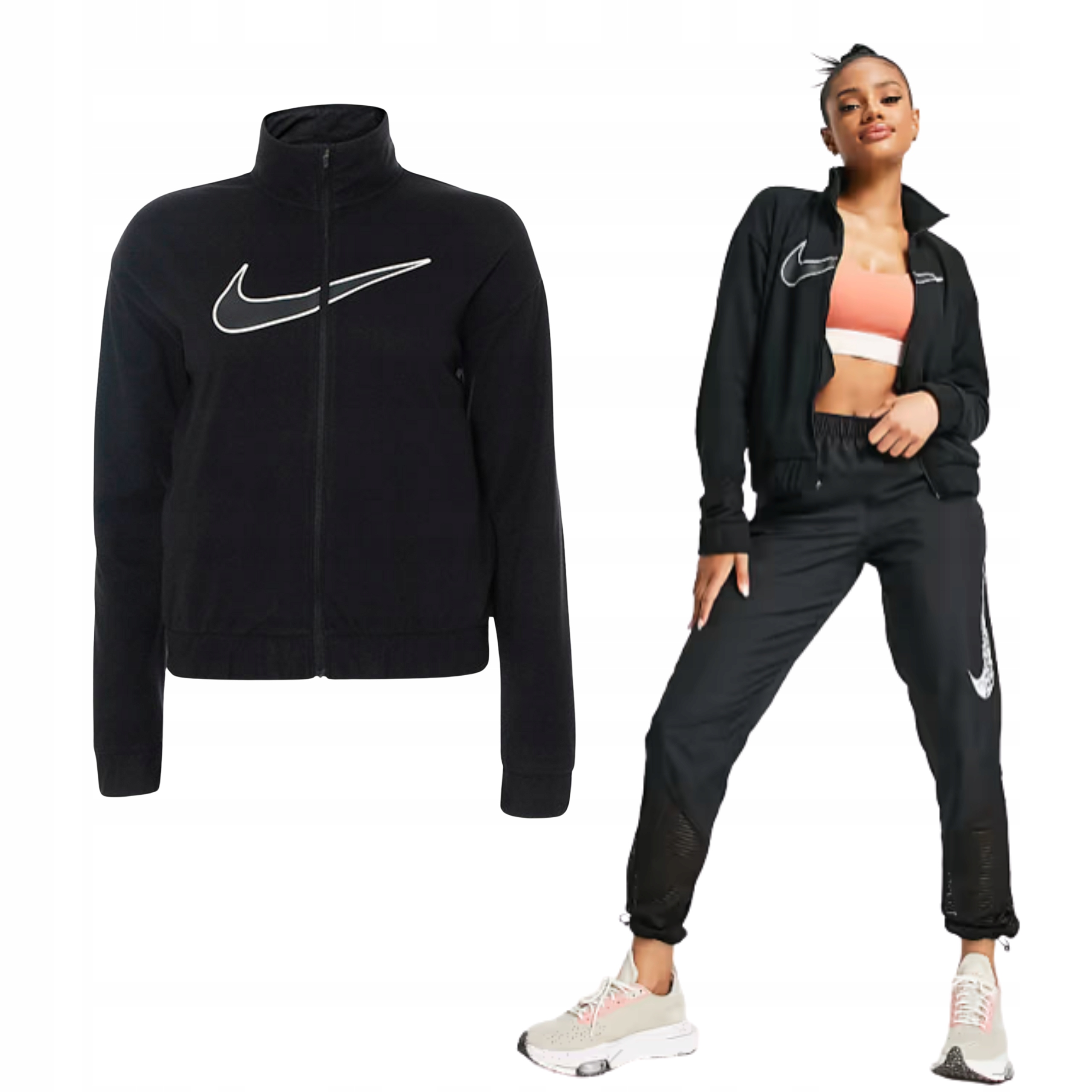 Nike DQ6383-010 Kurtka damska Dri-FIT Swoosh fleece do biegania rozmiar XL