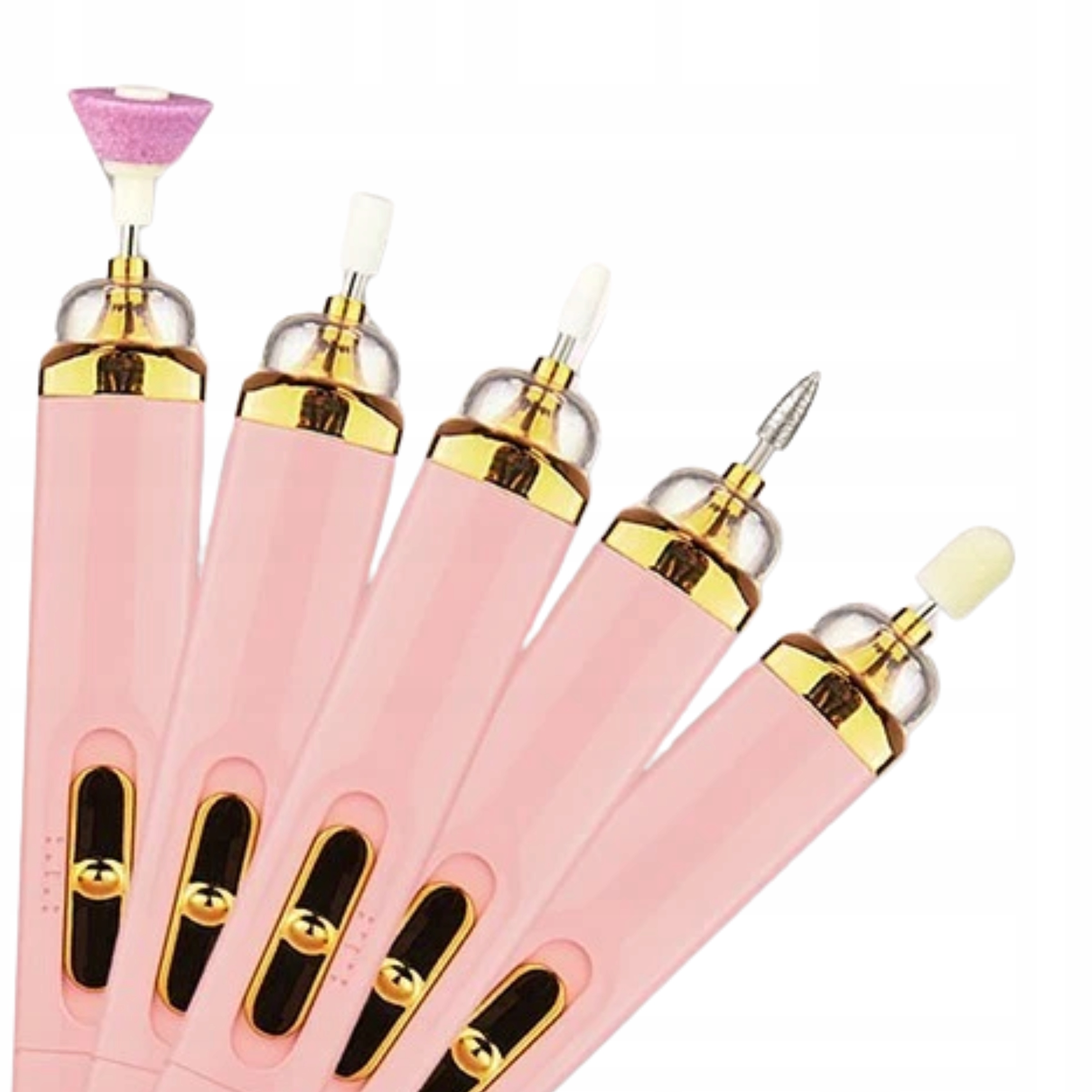 FREZARKA DO PAZNOKCI MANICURE PEDICURE BEZPRZEWODOWA ZESTAW AKUMULATOR PRO Moc 1 W