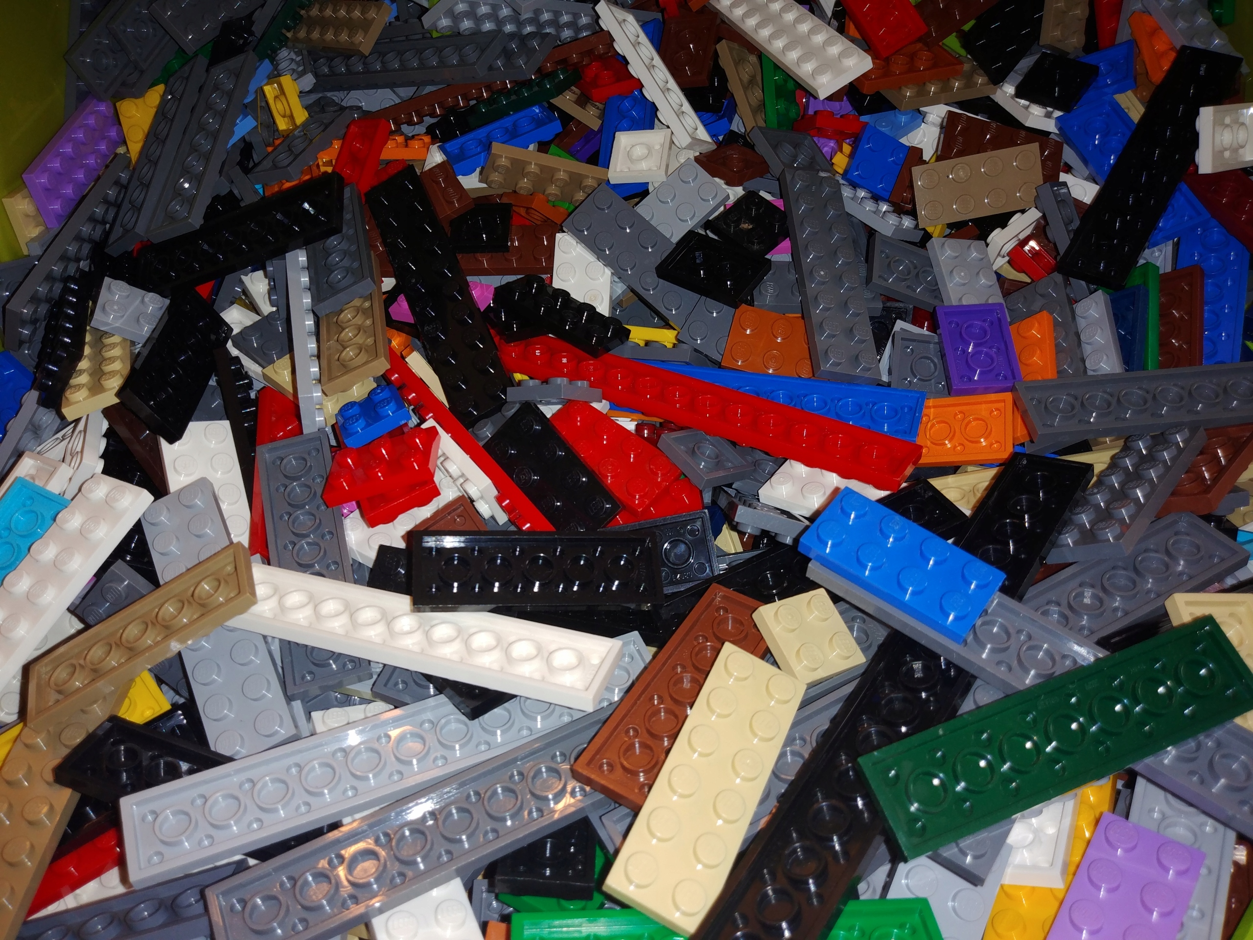 Lego Płytki, Plate, Listwy, City Mix 0,1 kg Marka LEGO