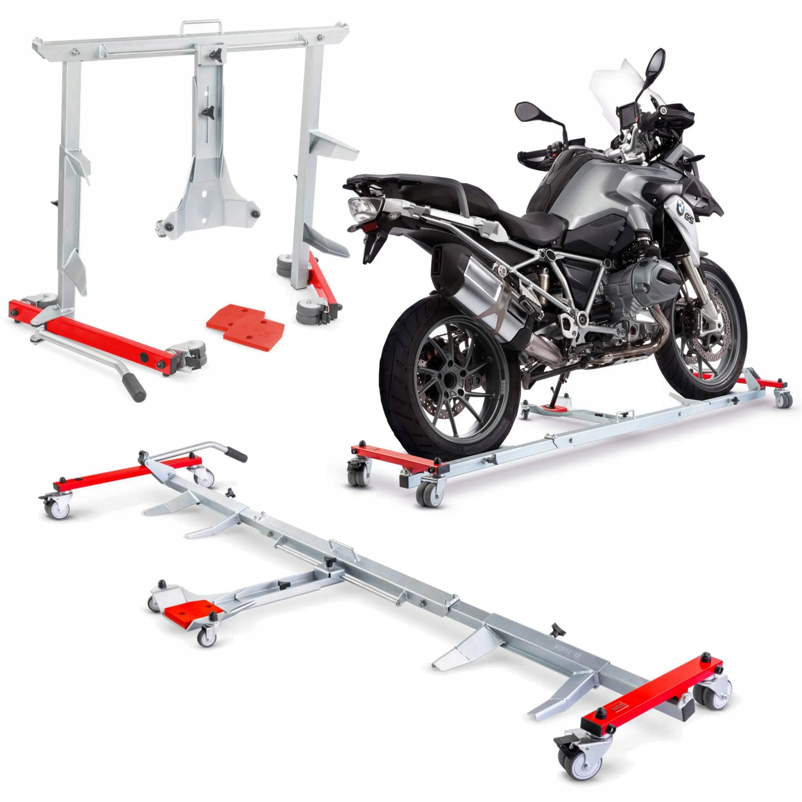 Plošina Manévrovací Vozík Koľajnica Na Posúvanie Motocykla 300 Kg Acebikes