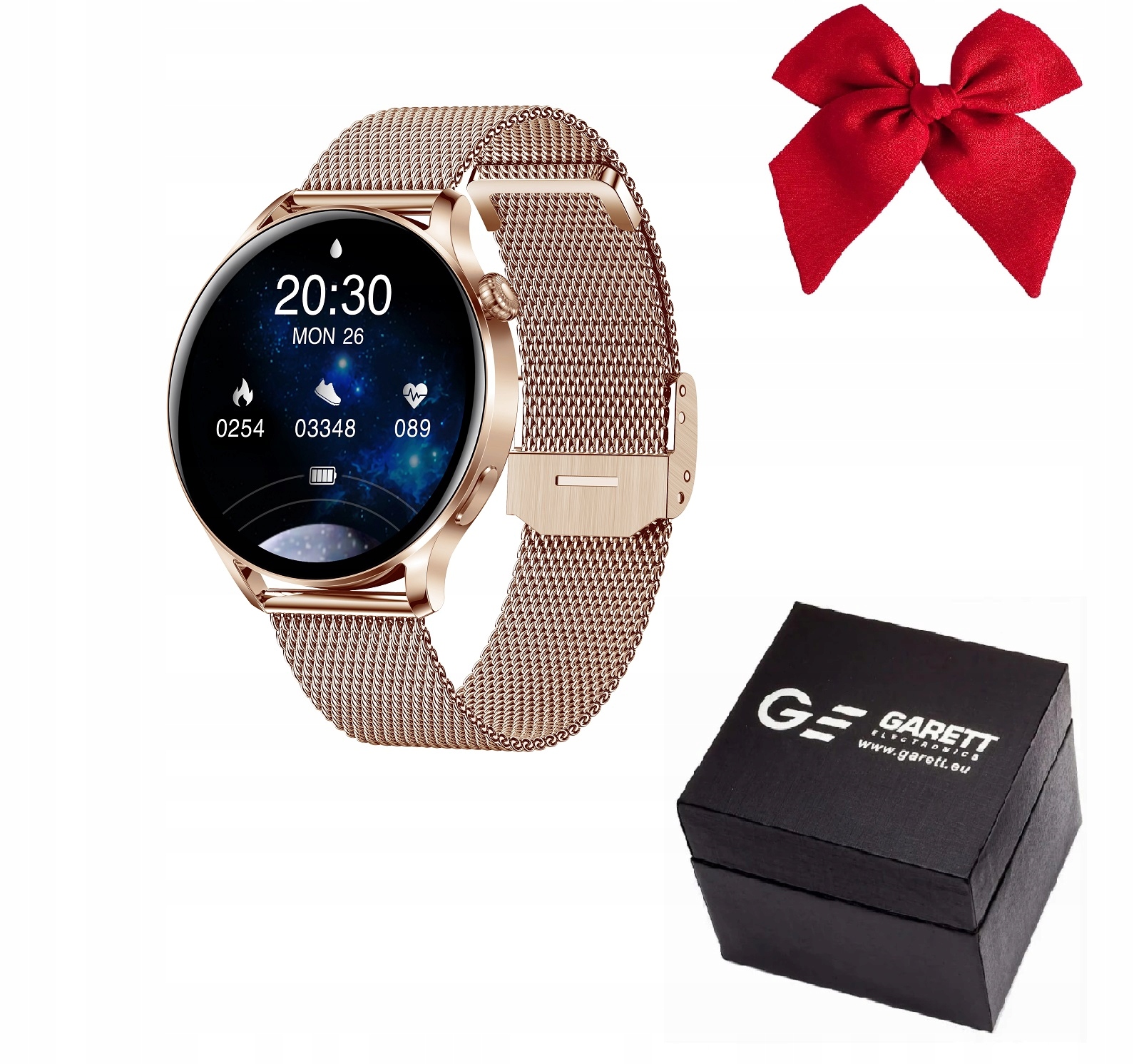 

Smartwatch Garett Lady Elegance bransoleta Złota