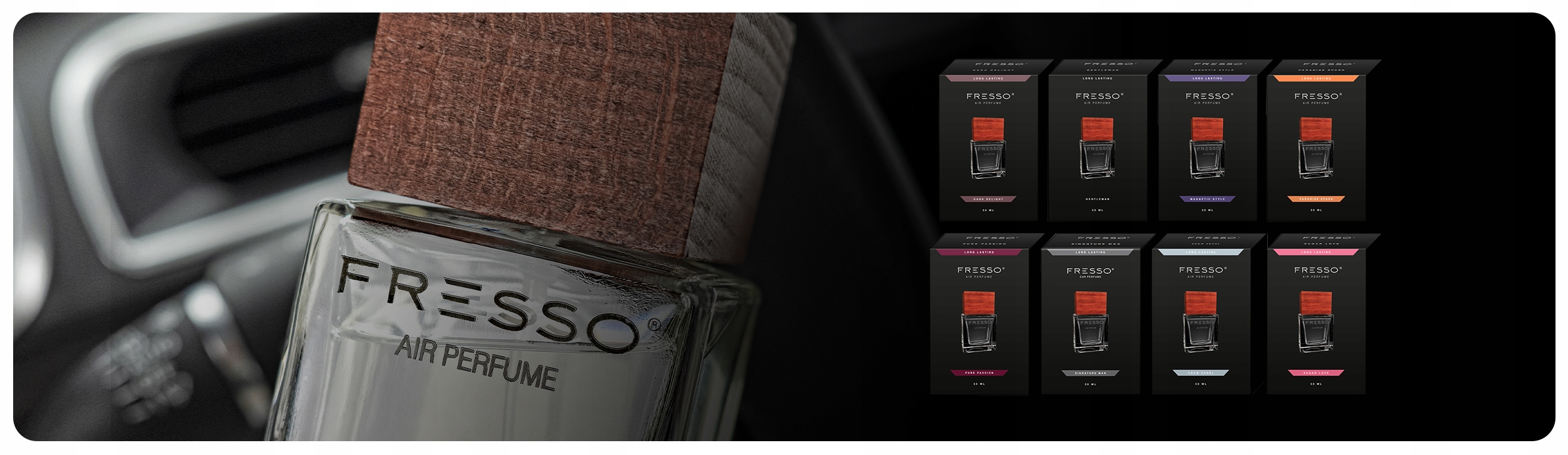 PERFUMY do SAMOCHODU FRESSO MAGNETIC STYLE zapach odświeżacz DŁUGOTRWAŁY Rodzaj atomizery