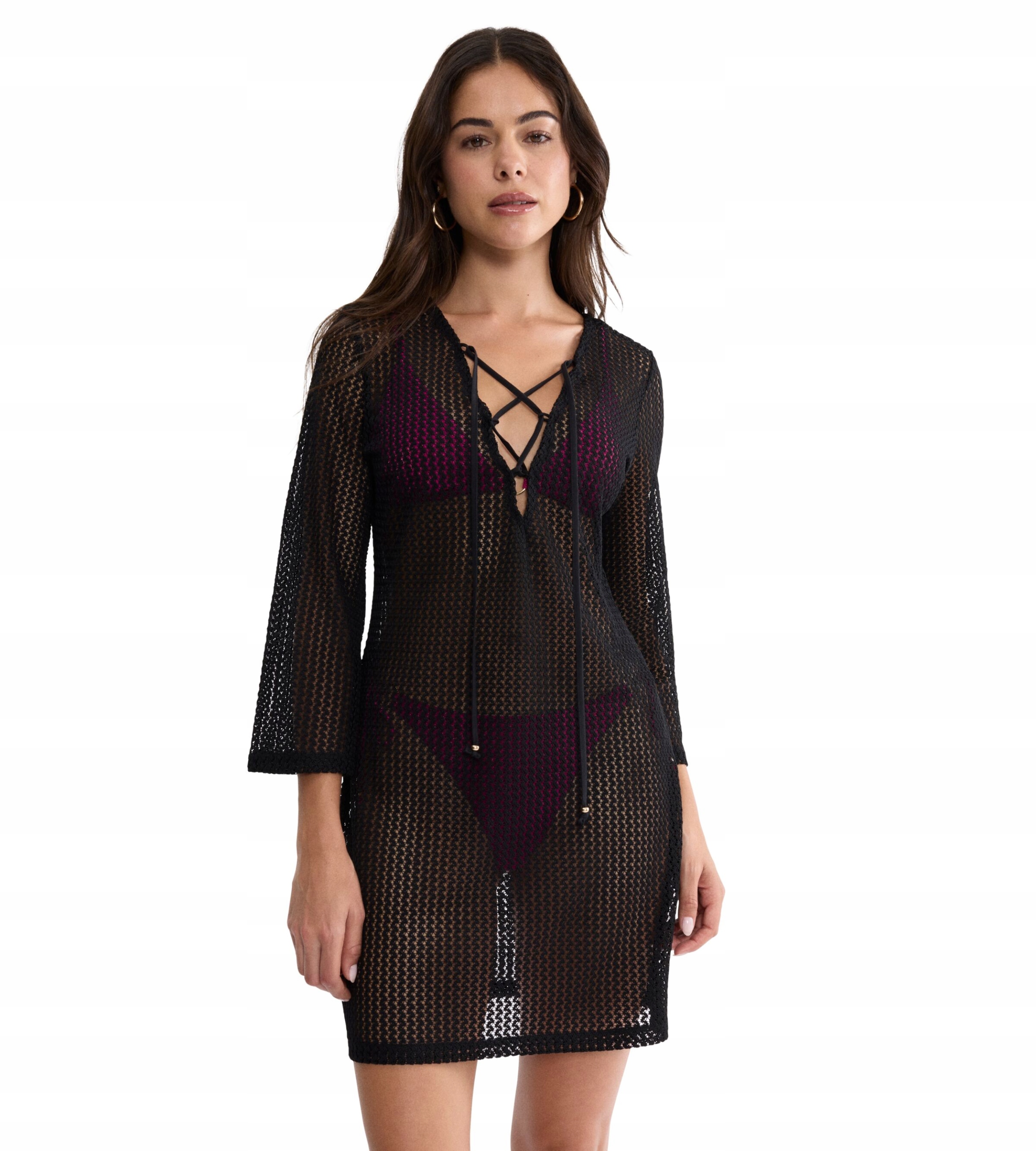 Šaty tunika Triumph Beach MyWear Crochet Short Dress 44