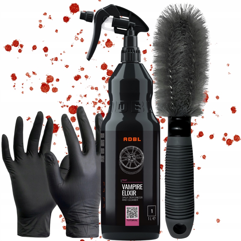 Adbl Vampire Elixir 1L Płyn Do Czyszczenia Mycia Felg Krwawiąca Czerwona