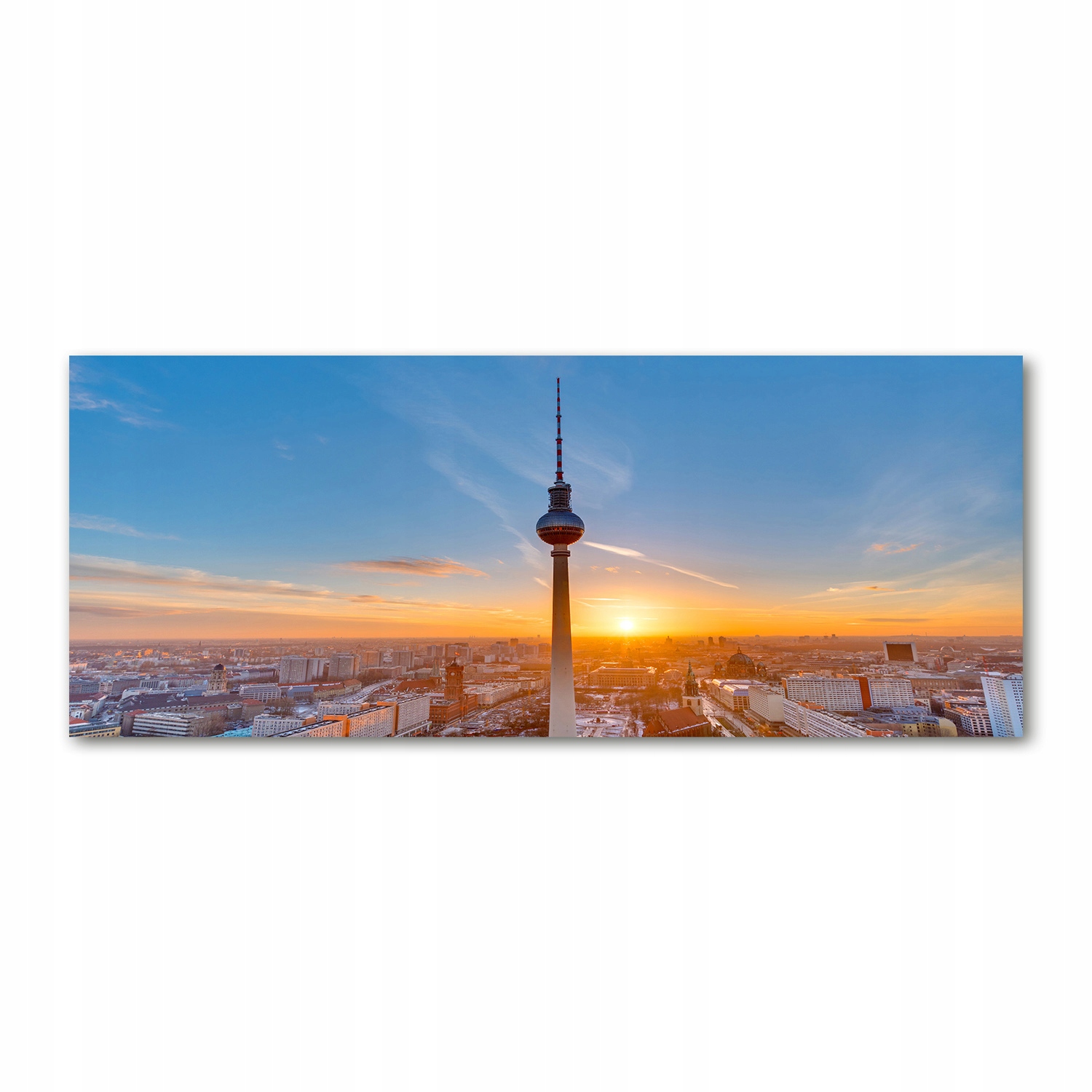 

Foto obraz szkło akryl Wieża telewizyjna 125x50 cm