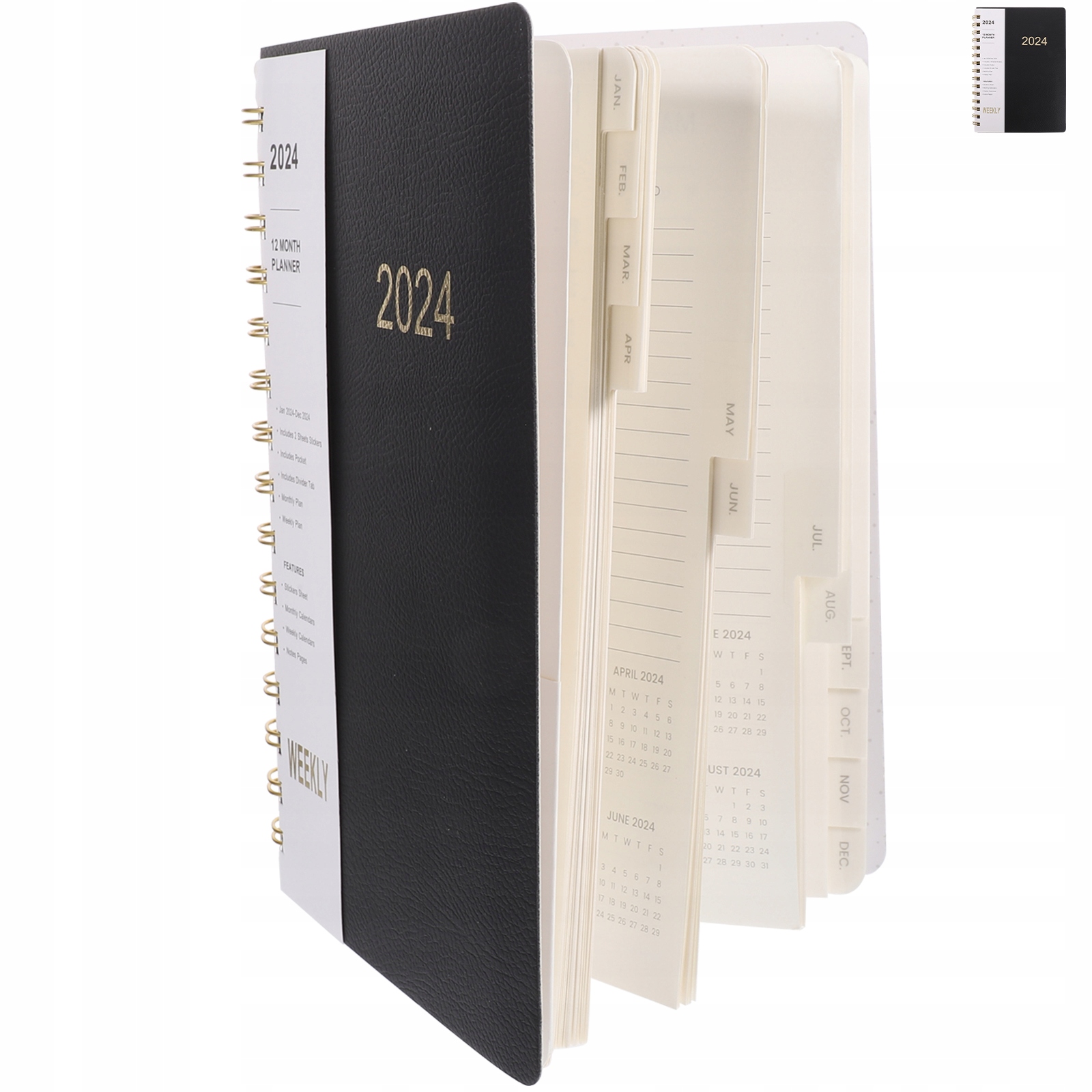 Planowanie harmonogramu Notatnik spiralny Zar