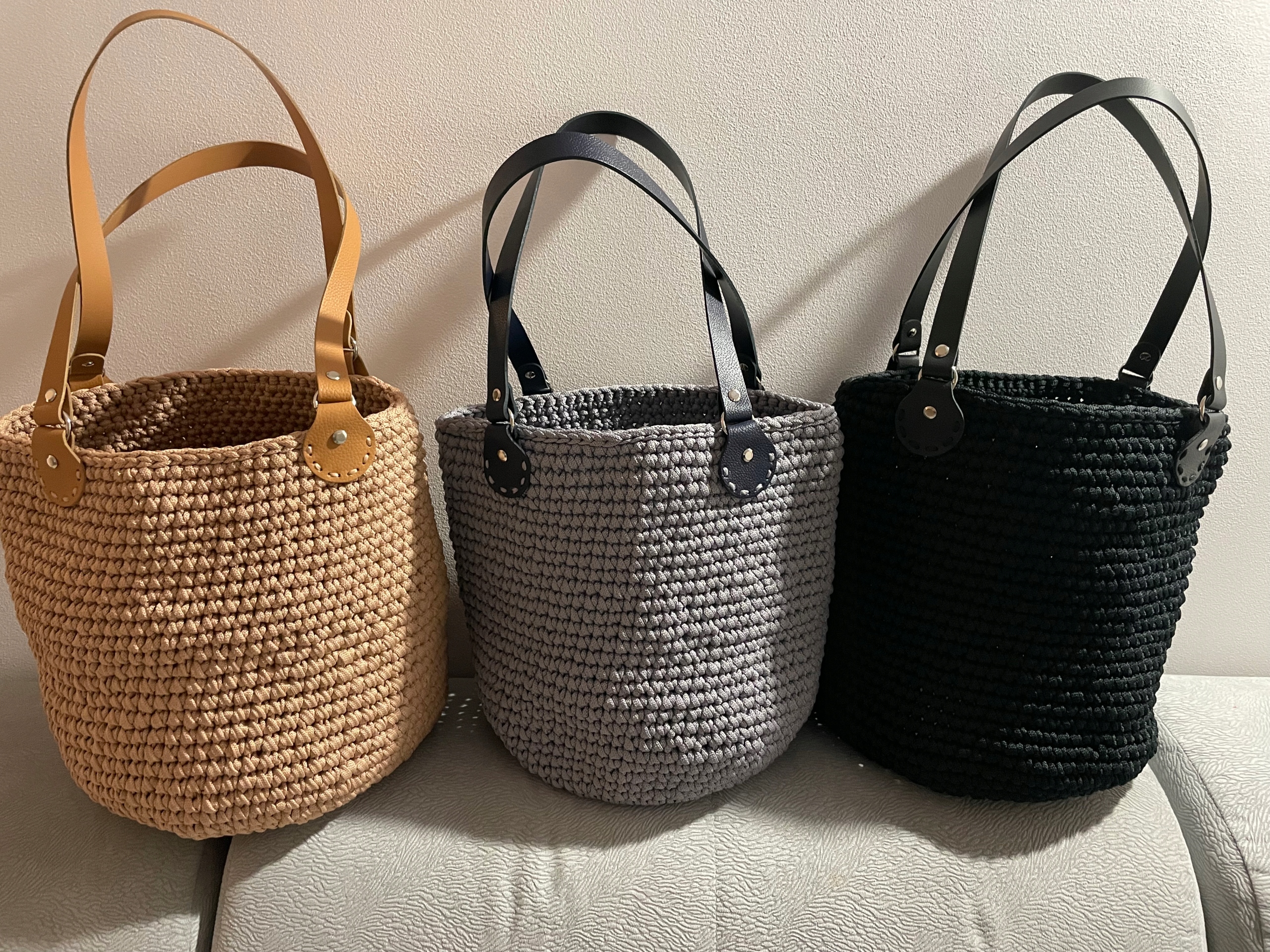 Velká shopper kabelka háček