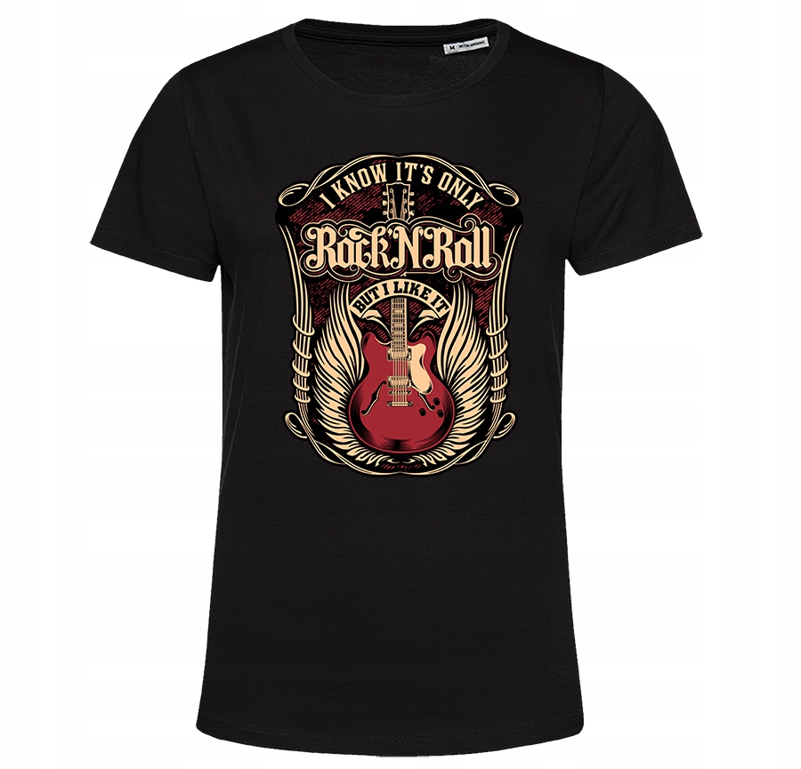 

Koszulka Damska Rock And Roll Muzyka Gitara Rif S
