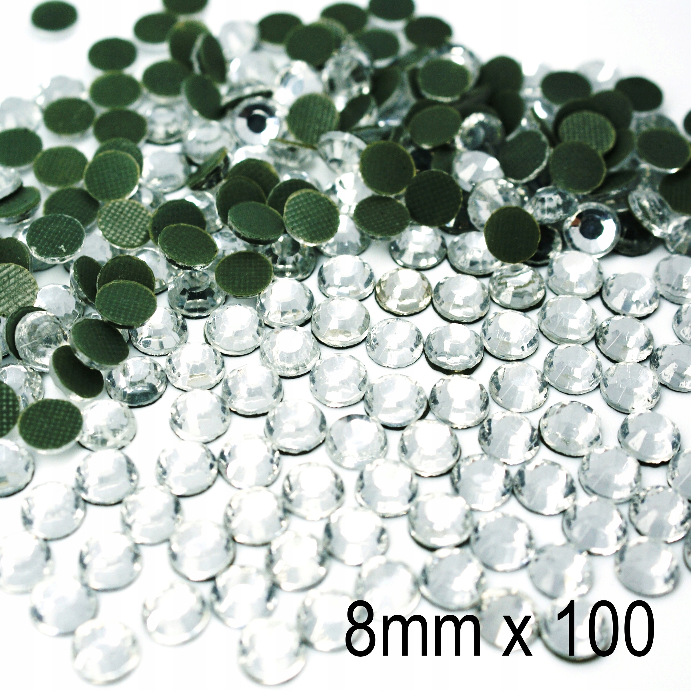 

Termo Dżety Kryształki Hotfix Bezbarwny 8mm 100szt