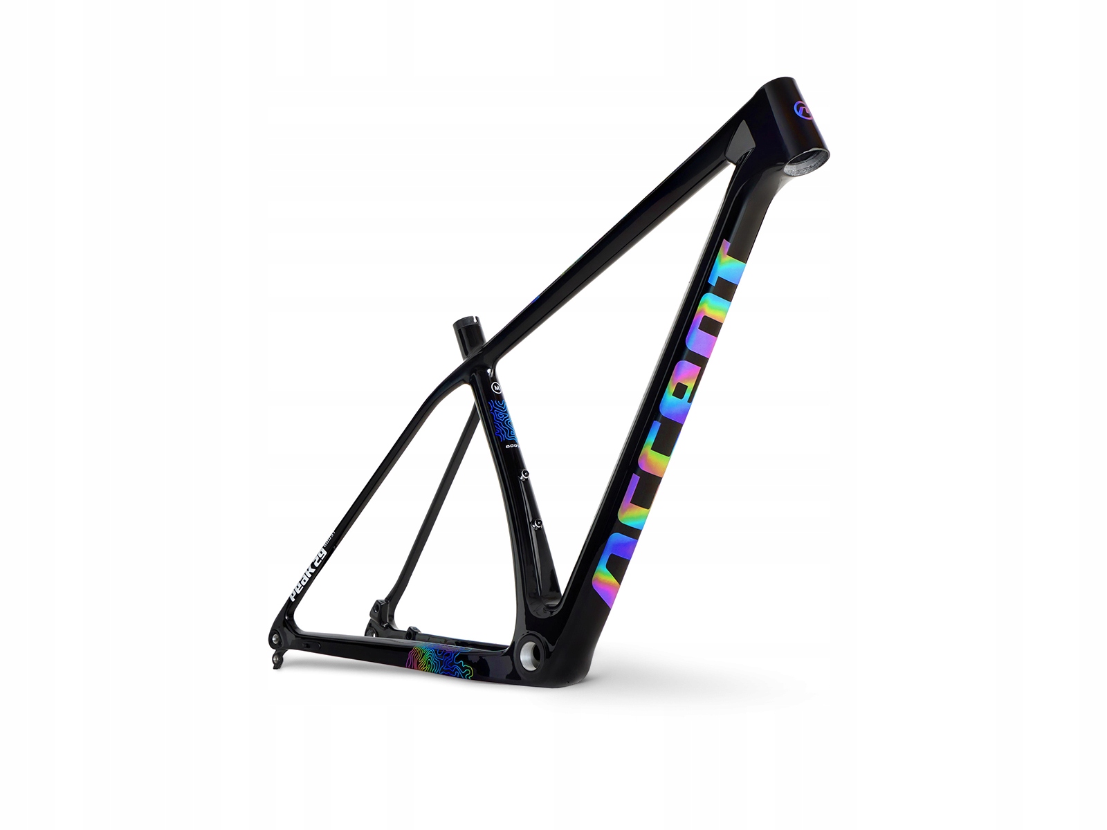 Rám Accent Mtb 29 Peak Carbon Boost černá black magic, Velikost L
