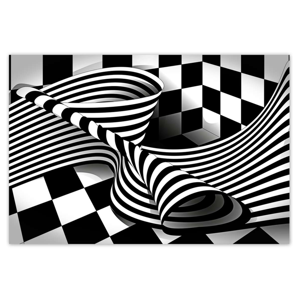 Plakáty 200x135 Abstrakce Geometrie