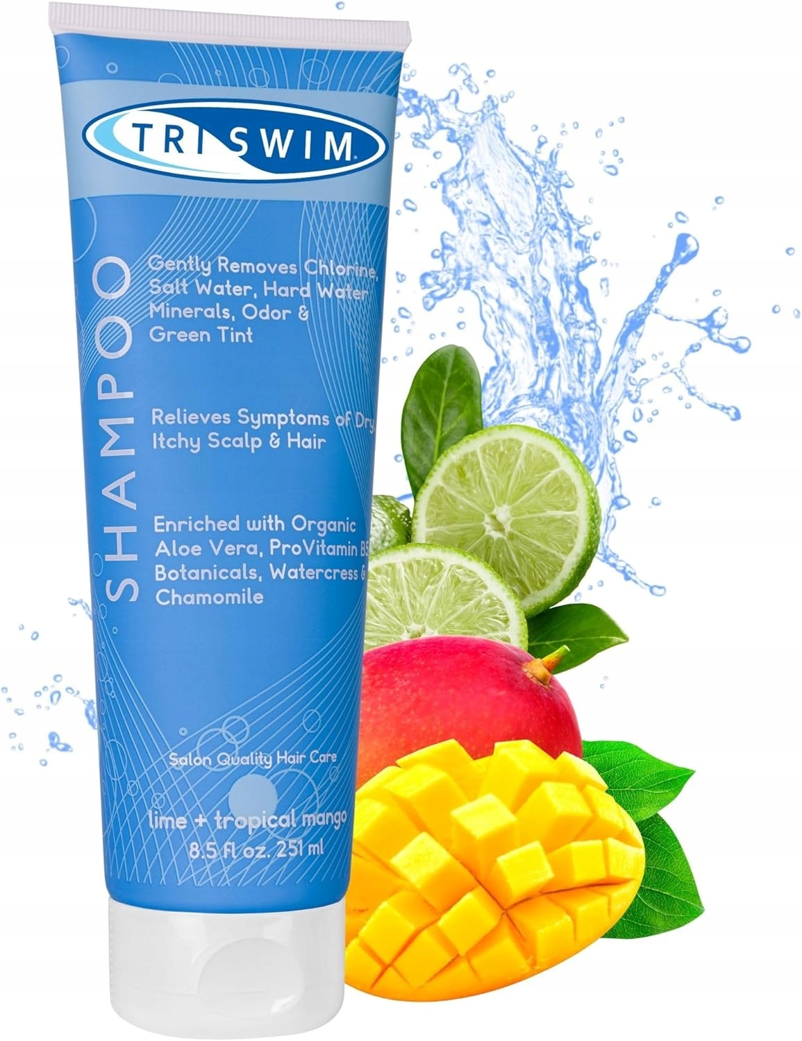 Triswim Šampon Chlorine-Out 251 ml odstraňuje chlor a hydratuje vlasy