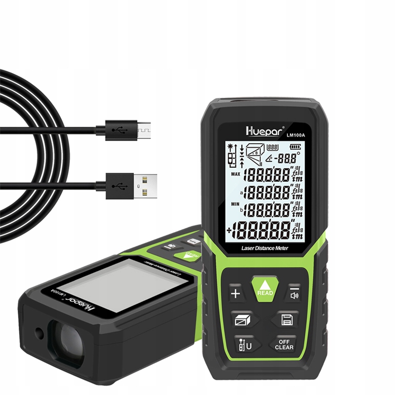 

Dalmierz Laserowy 120M Huepar Tryb Ładowania