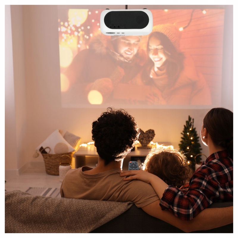 PROJEKTOR RZUTNIK HDMI USB FULL HD PRZENOŚNY DO TELEFONU KOMPUTERA TV BOX Informacje o bezpieczeństwie CE WEEE