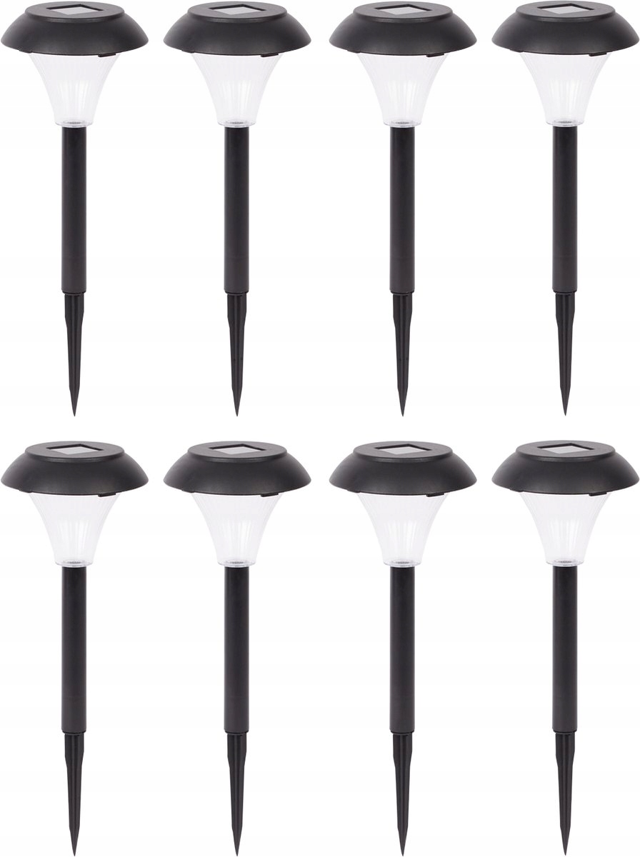 

Lampy solarne ogrodowe wbijane 8 szt. ogrodowe