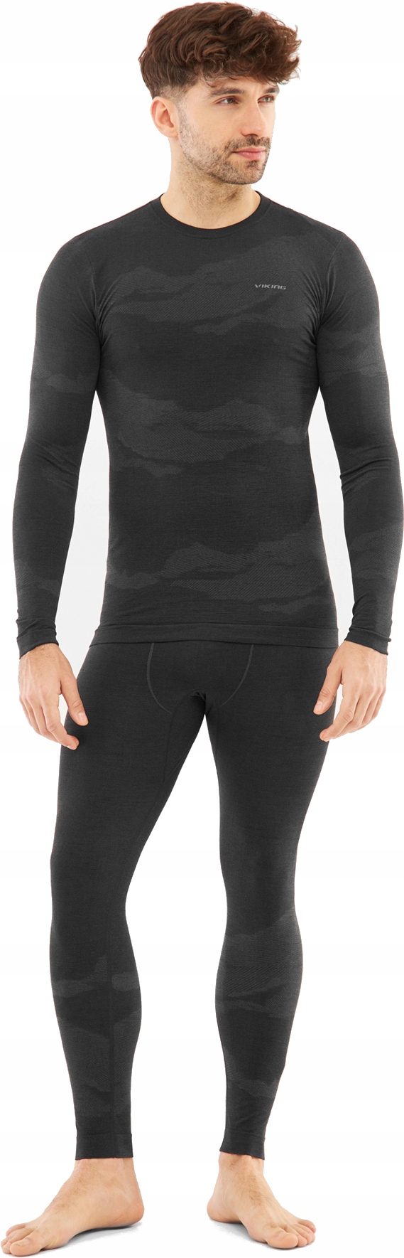 Pánské termoaktivní spodní prádlo Viking Gasher Set vel. M černé Merino Extra Warm