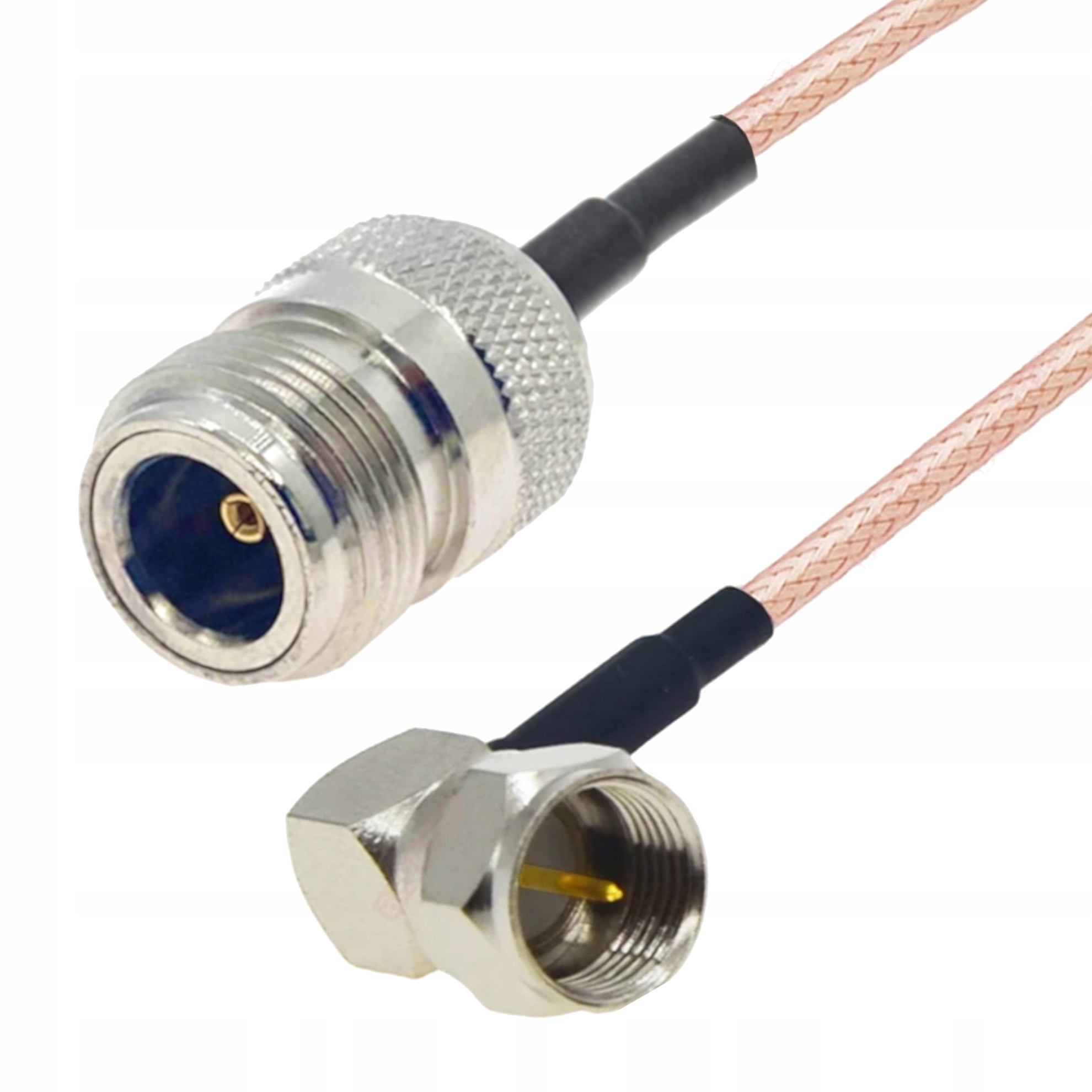 Pigtail F wtyk Ra N gniazdo RG316 50om 2m