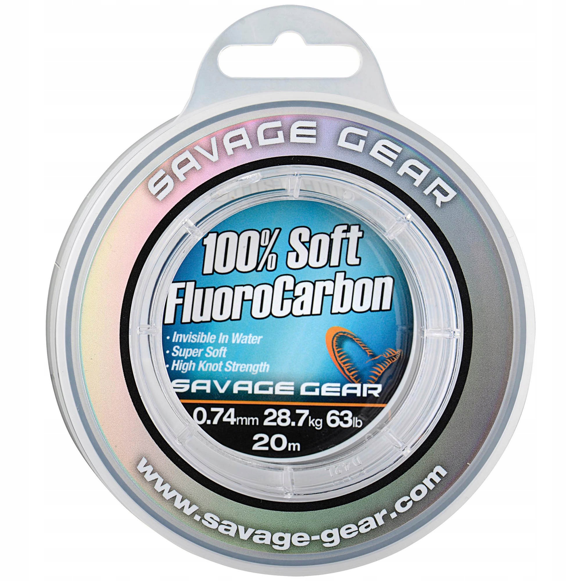 Fluorokarbon Savage Gear Soft Fc 15 m 0.92 mm 40.5 kg 89 lbs Clear