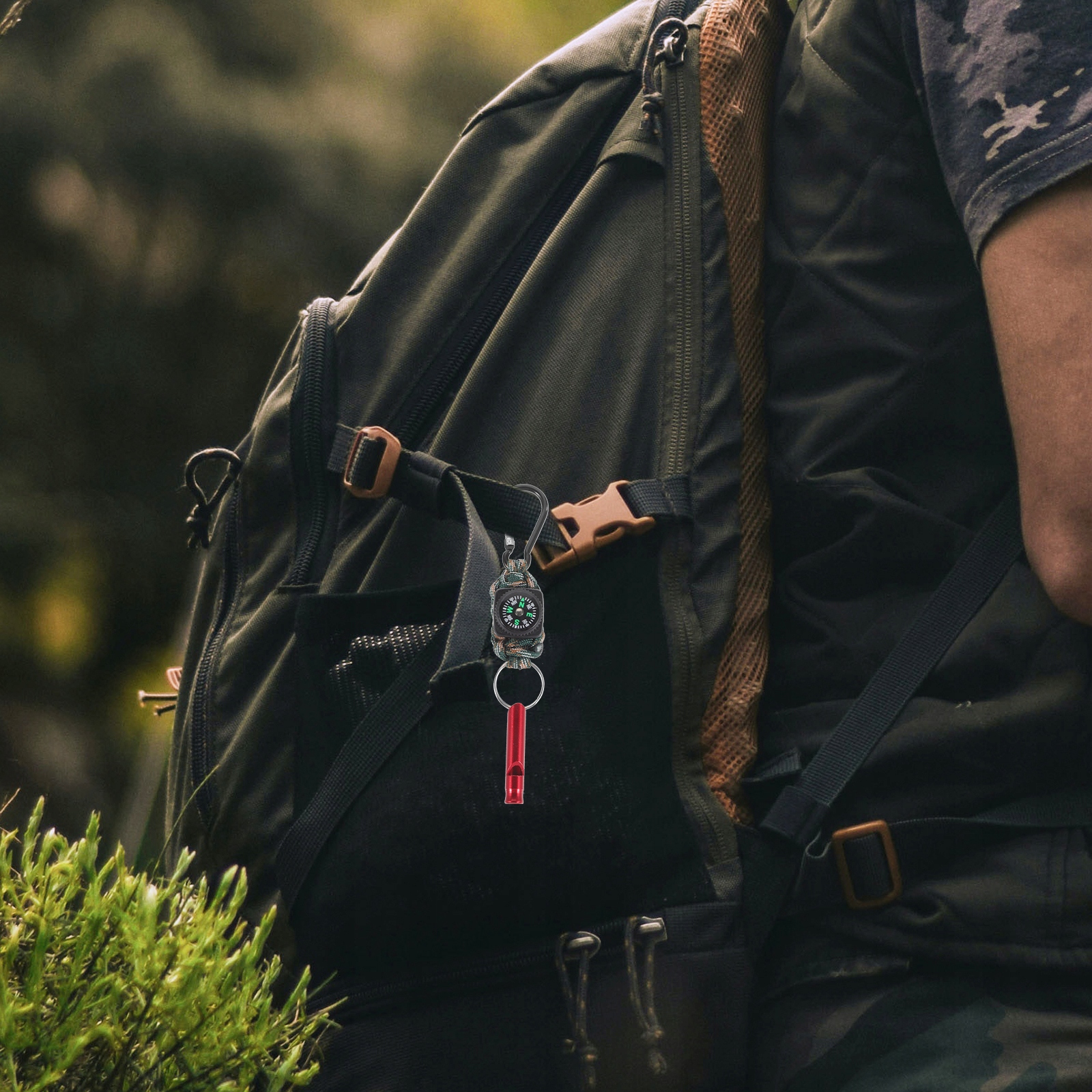 WIELOFUNKCYJNY Gwizdek z karabińczykiem na narzędzia użytkowe LLWL Marka inny