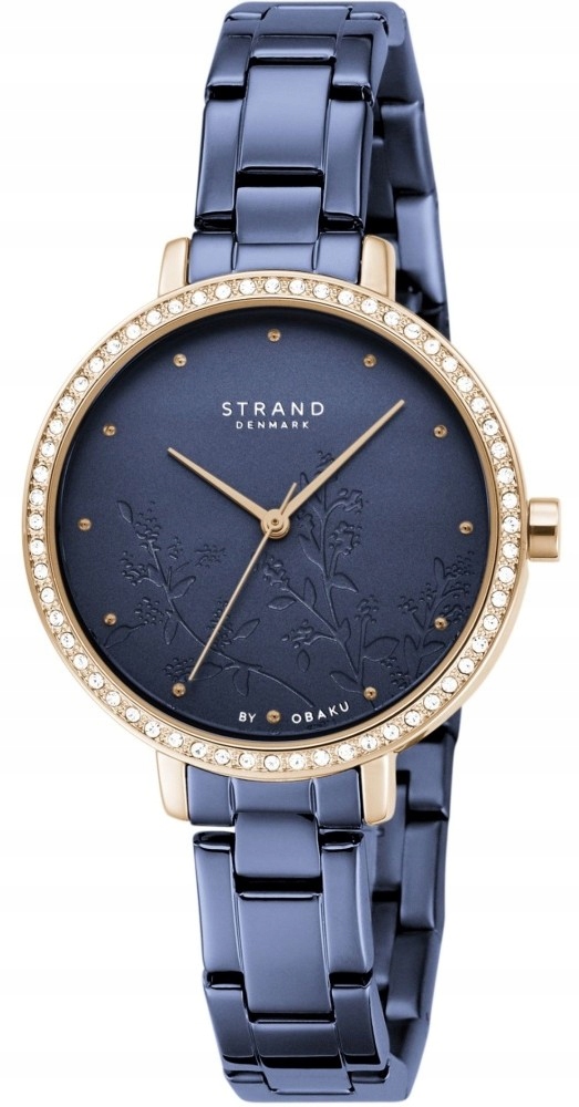 Nový originální dámský náramek Strand by Obaku S712LXVLSL modrý, krabička