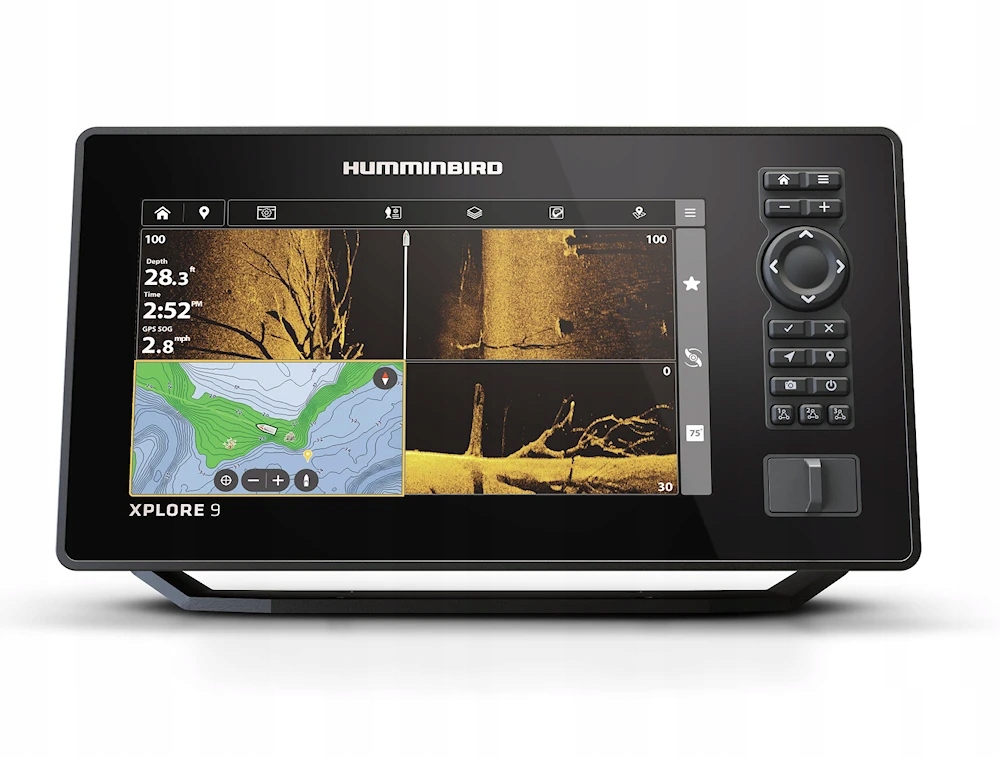 Echosonda Humminbird Xplore 9X Cmsi+ karta Zero Lines a krytka Bonus