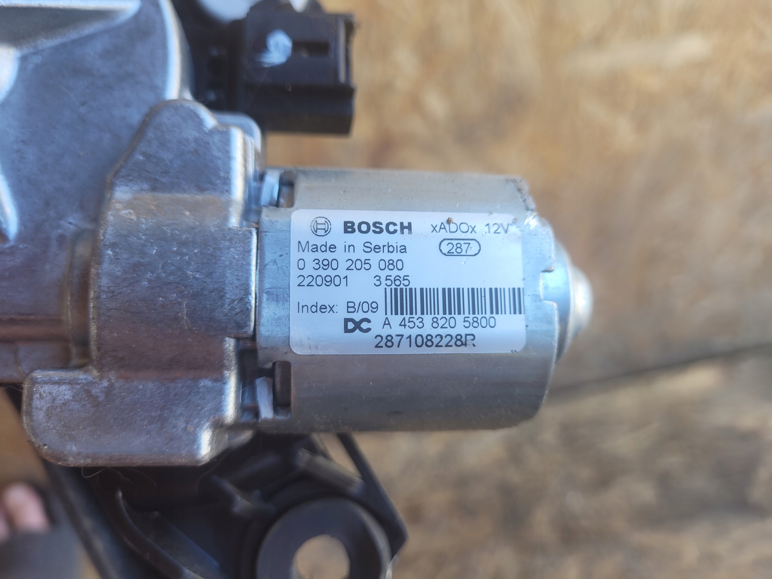 Motor Wischer heck RENAULT CLIO V