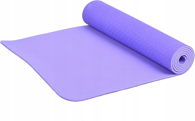 Podložka na jógu Fa Sports YogiPlus dvouvrstvá fialová 183 x 61 x 0,6 cm