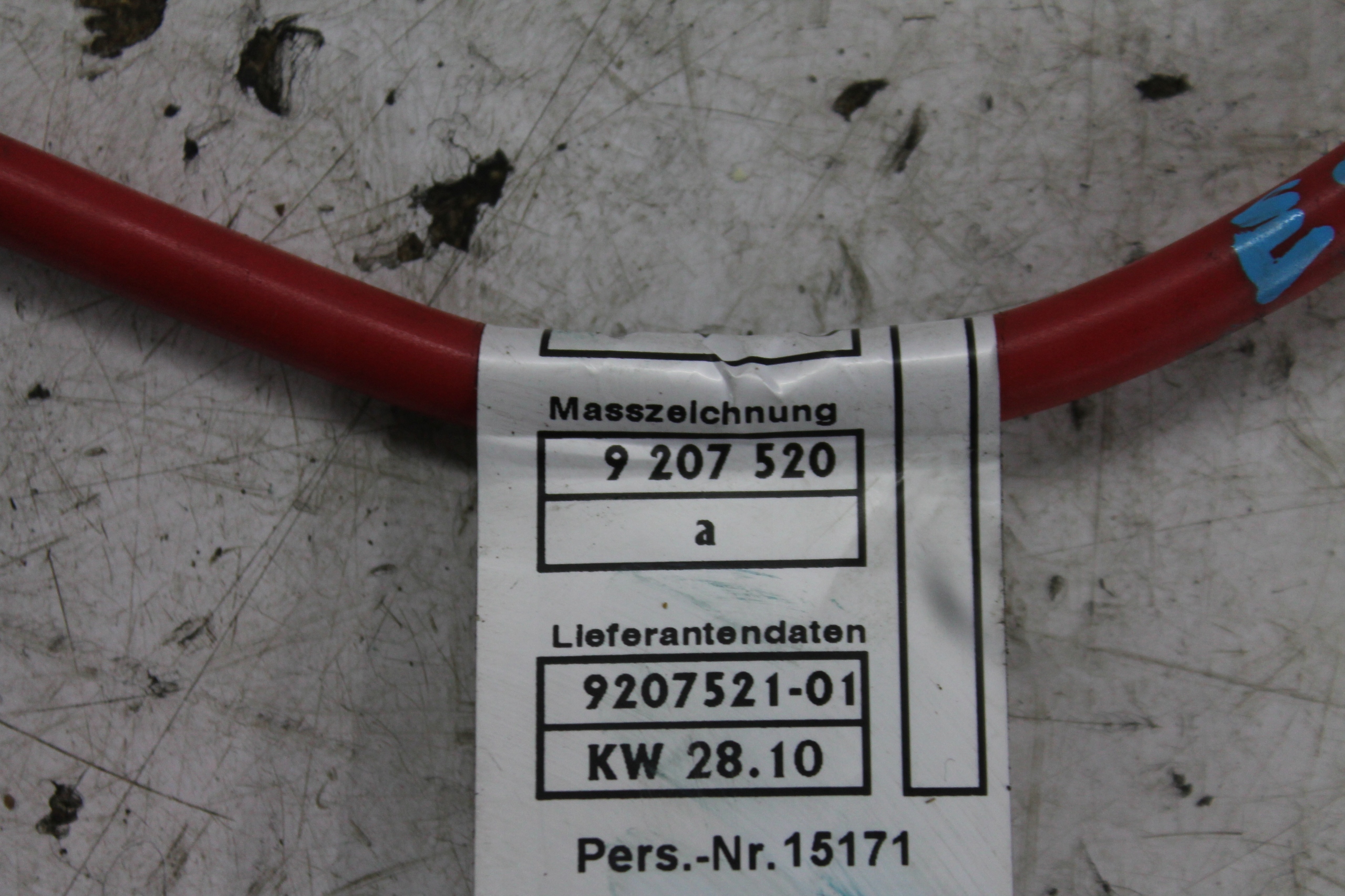 prijenos KABEL akumulatora 9207521 BMW X1 E84 09-15