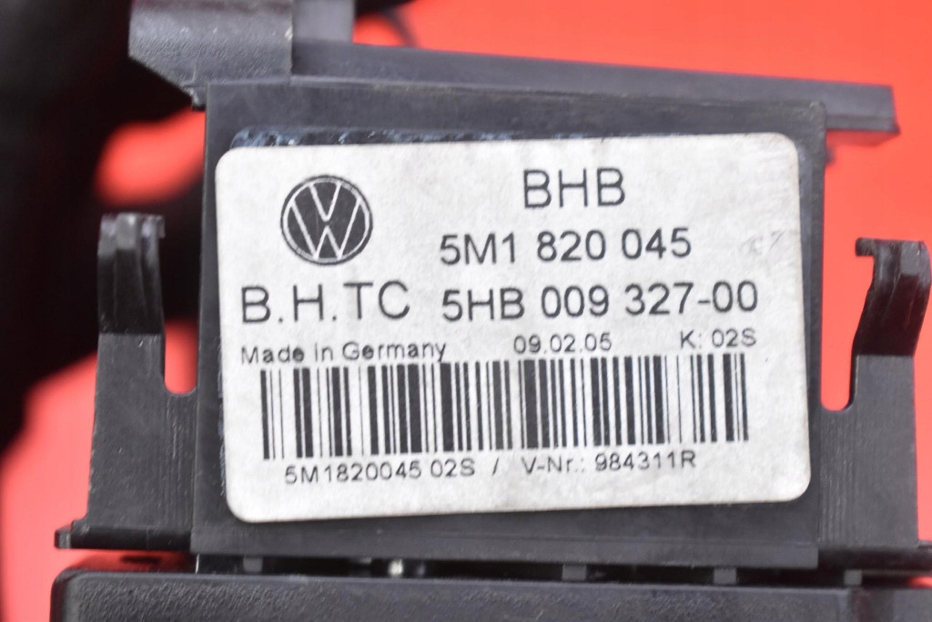 control panel air conditioning devices KLIMY 5M1820045 VW GOLF 5 V plus 04-09