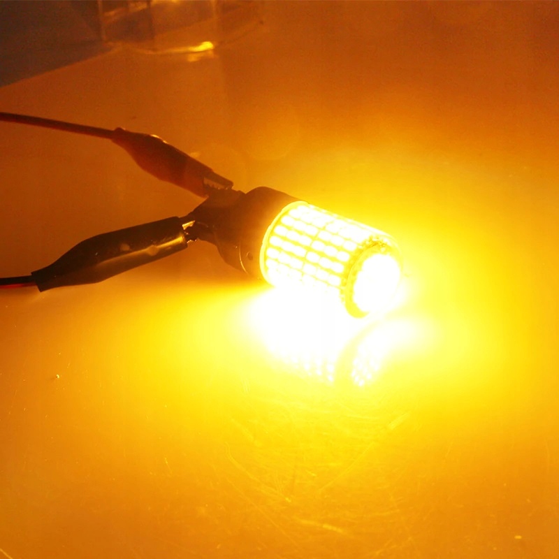 ŻARÓWKA P21W 144 LED POMARAŃCZOWA 4014 BA15S EAN (GTIN) 5904474271766