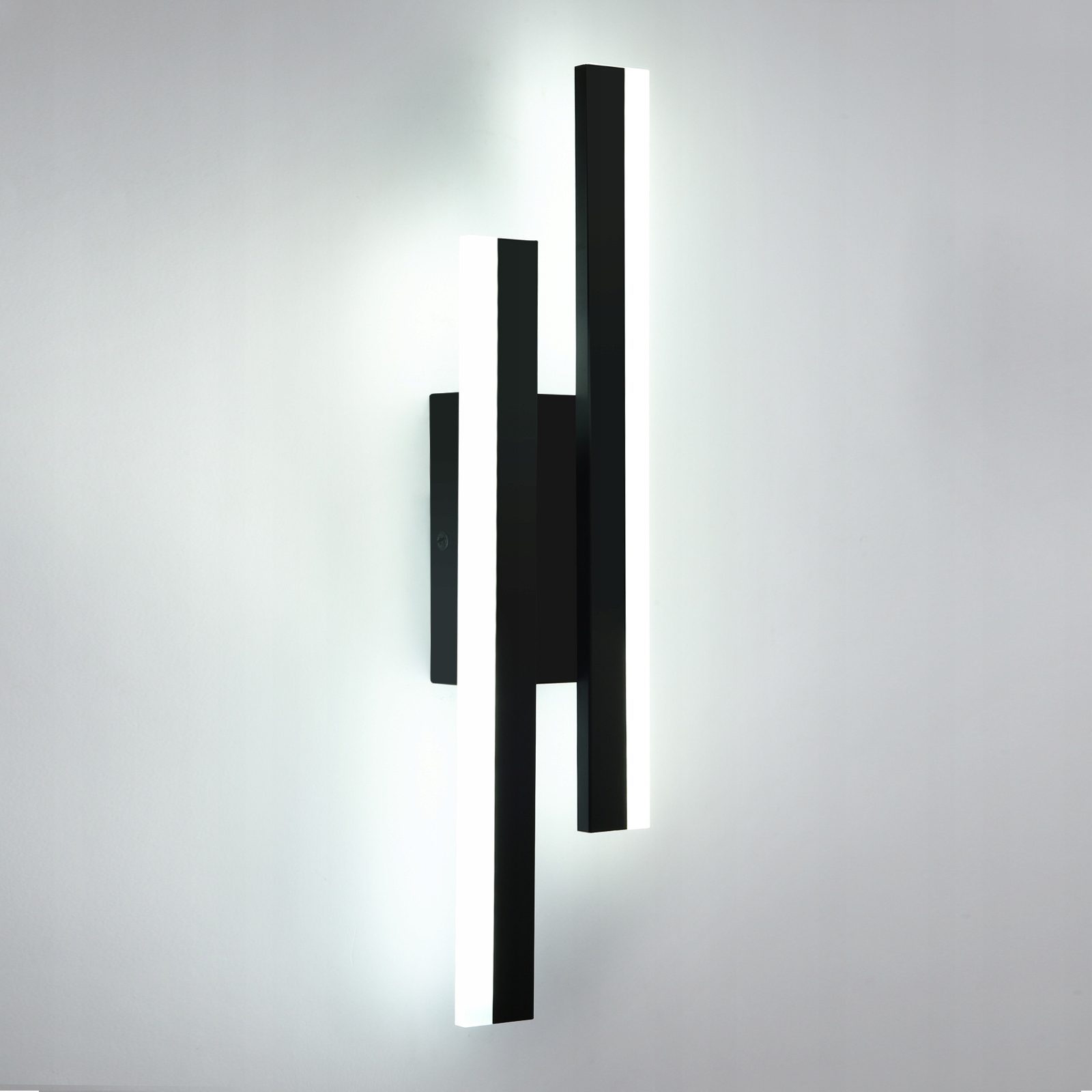 Kinkiet Scienny Lampa Led Czarny Nowoczesny 16W 6500K 1800LM