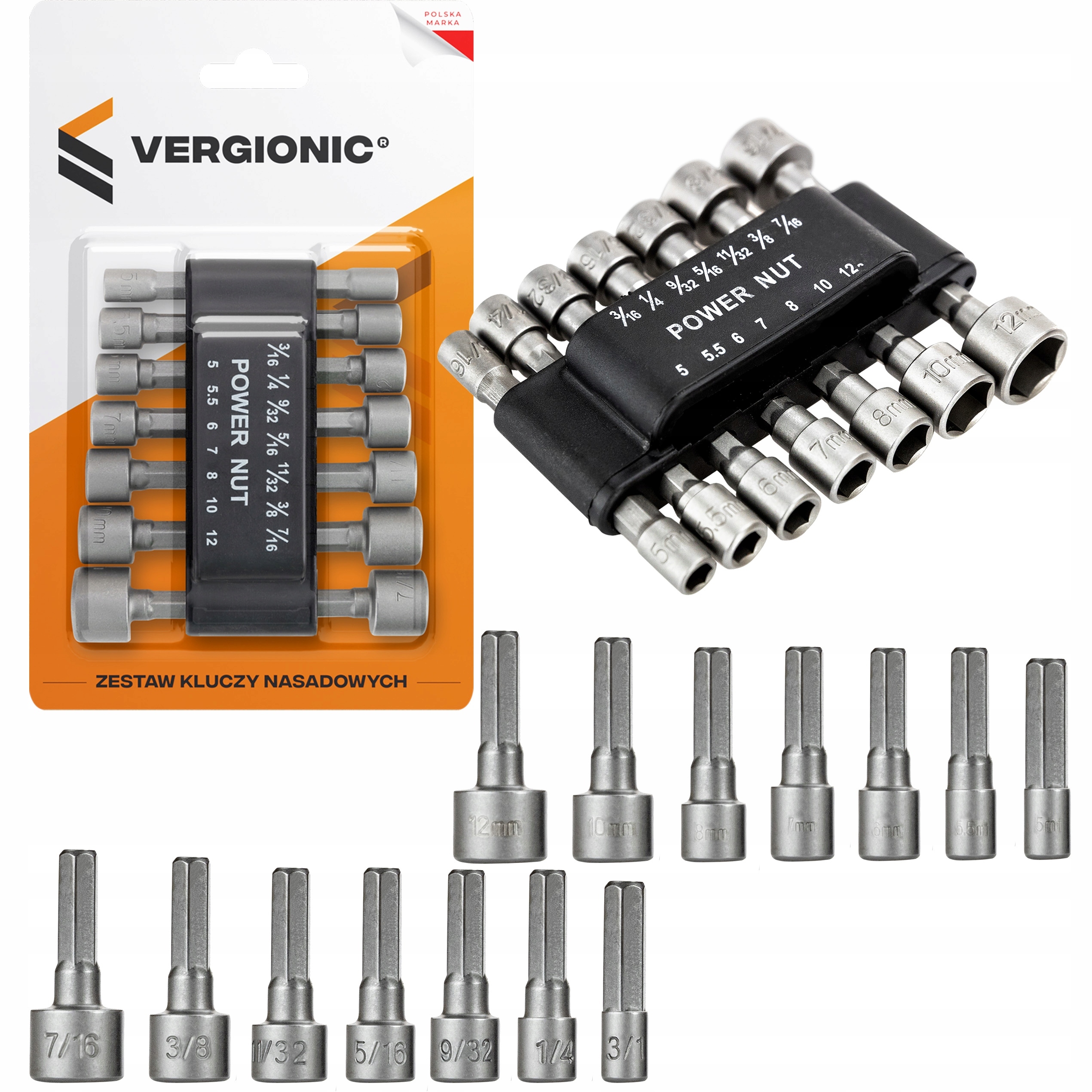 Zestaw Nasadek Nasadki Bity Wkrętarki Wiertarki