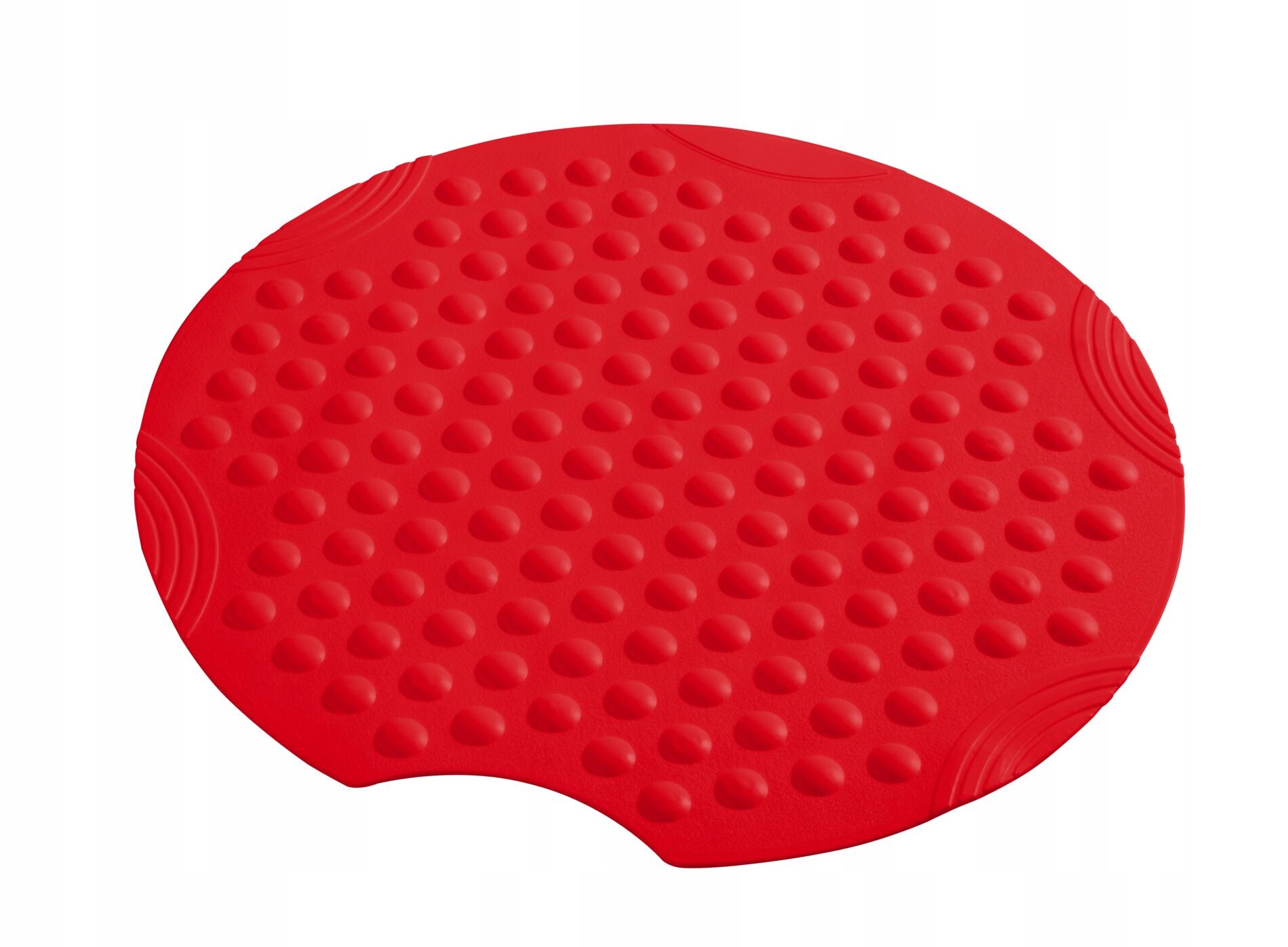 Ridder Tecno protiskluzová sprchová podložka 55x55 cm, červená
