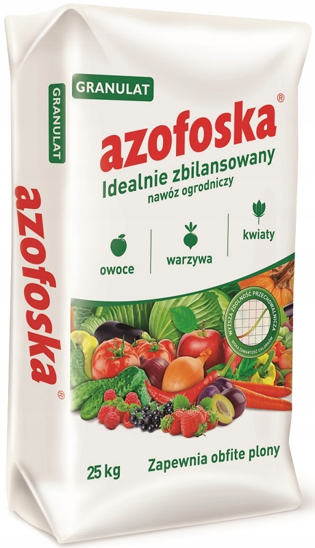 

Azofoska nawóz uniwersalny kwiaty warzywa sad 25kg