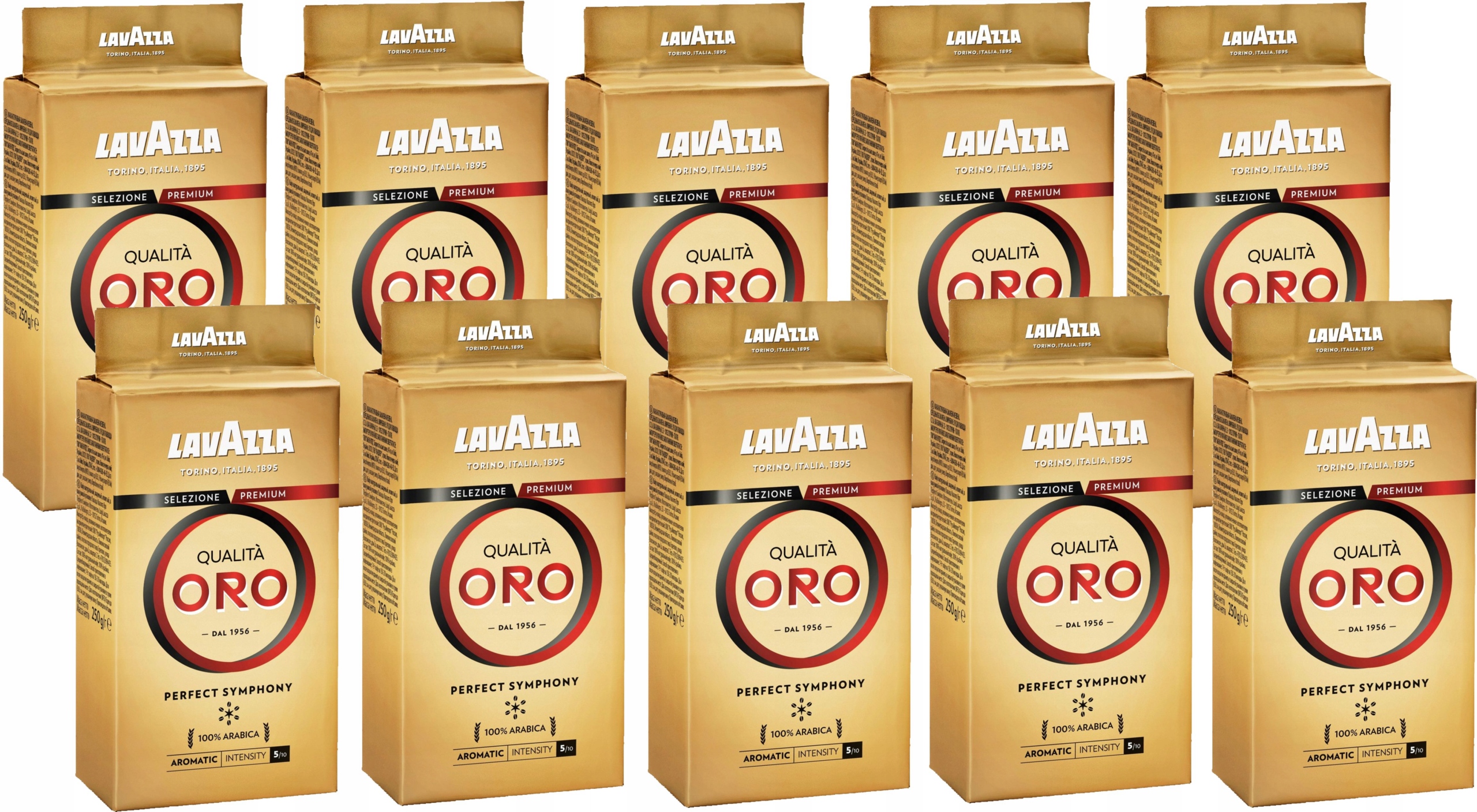 Kawa mielona Lavazza Qualita Oro 10 x 250g