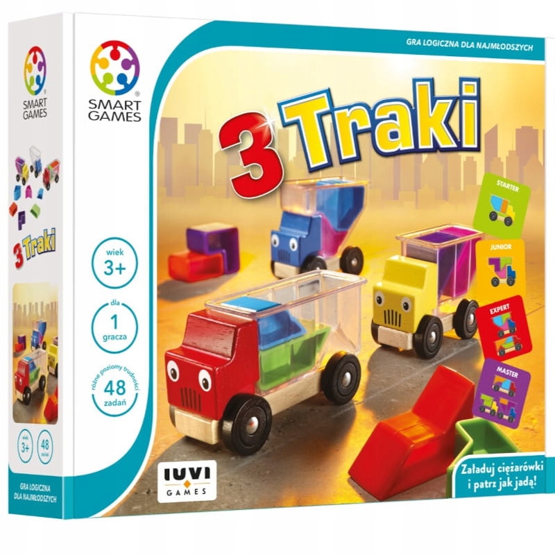 Smart Games Gra logiczna dla dzieci 3 Traki 3+